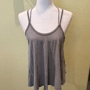 Free People Gray Women's Strappy Tank Top